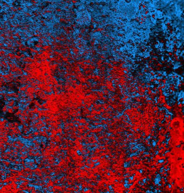 Soyut grungy desenli mavi ve kırmızı arkaplan