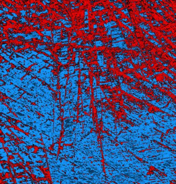 Soyut arkaplan, doku. Mavi ve kırmızı 