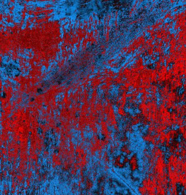 Soyut grungy desenli mavi ve kırmızı arkaplan