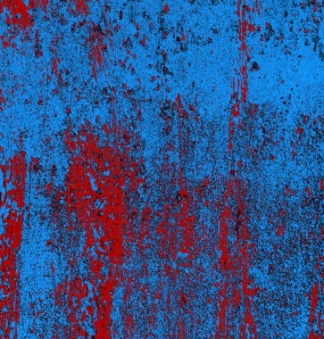 Soyut grungy desenli mavi ve kırmızı arkaplan