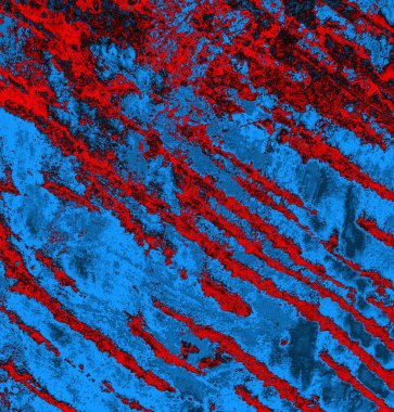 Soyut arkaplan, doku. Mavi ve kırmızı 