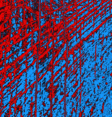 Soyut arkaplan, doku. Mavi ve kırmızı 