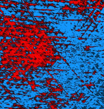 Soyut arkaplan, doku. Mavi ve kırmızı 