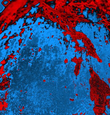 Soyut arkaplan, doku. Mavi ve kırmızı 