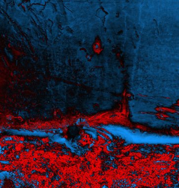 Soyut arkaplan, doku. Mavi ve kırmızı 