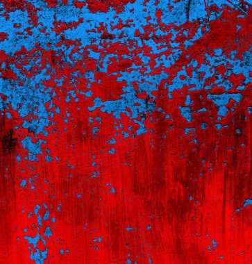 Soyut grungy desenli mavi ve kırmızı arkaplan