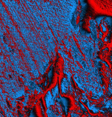 Soyut arkaplan, doku. Mavi ve kırmızı 