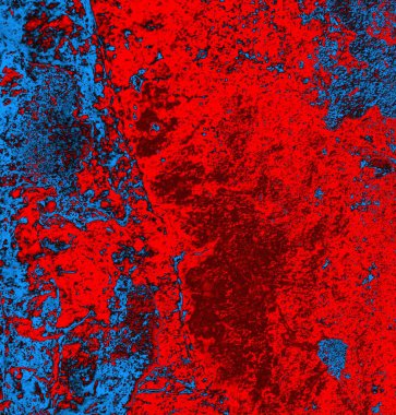 Soyut grungy desenli mavi ve kırmızı arkaplan