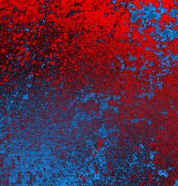 Soyut arkaplan, doku. Mavi ve kırmızı 