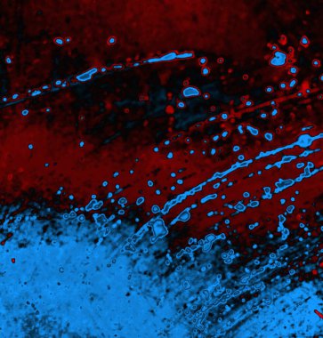 Soyut arkaplan, doku. Mavi ve kırmızı 