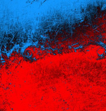 Soyut grungy desenli mavi ve kırmızı arkaplan