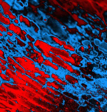 Soyut grungy desenli mavi ve kırmızı arkaplan