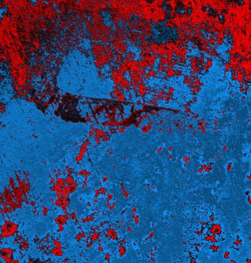 Soyut arkaplan, doku. Mavi ve kırmızı 