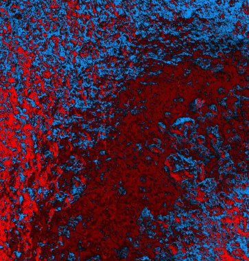 Soyut grungy desenli mavi ve kırmızı arkaplan