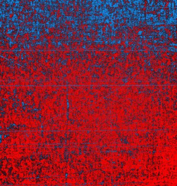 Soyut grungy desenli mavi ve kırmızı arkaplan