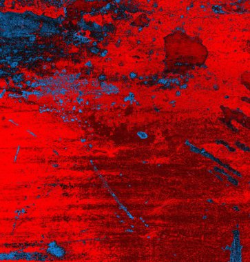 Soyut grungy desenli mavi ve kırmızı arkaplan