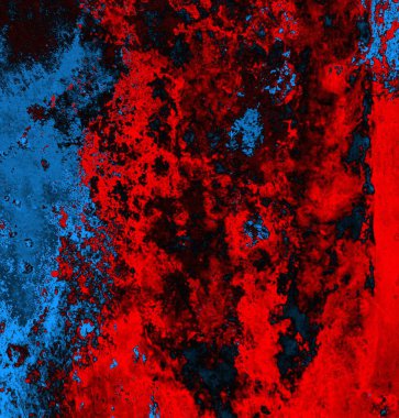 Soyut arkaplan, doku. Mavi ve kırmızı 