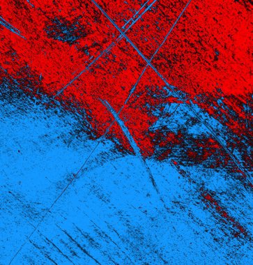 Soyut arkaplan, doku. Mavi ve kırmızı 