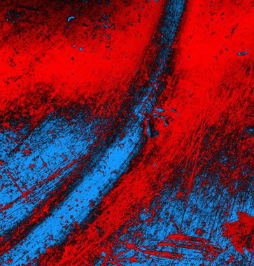 Soyut arkaplan, doku. Mavi ve kırmızı 