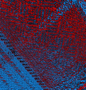 Soyut arkaplan, doku. Mavi ve kırmızı 