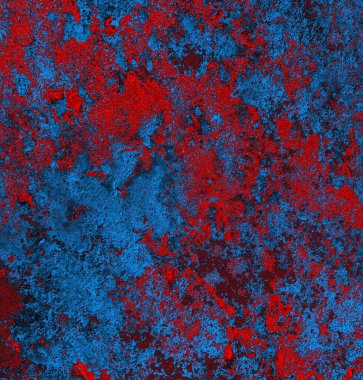 Soyut grungy desenli mavi ve kırmızı arkaplan