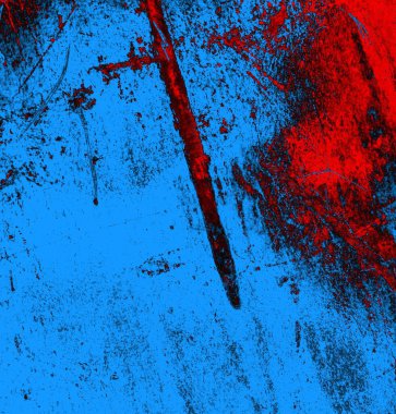 Soyut arkaplan, doku. Mavi ve kırmızı 