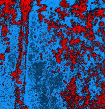 Soyut arkaplan, doku. Mavi ve kırmızı 