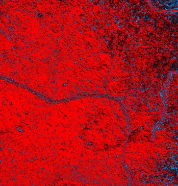 Soyut grungy desenli mavi ve kırmızı arkaplan