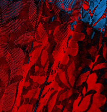 Soyut arkaplan. Resim kırmızı, mavi ve siyah bir tonu içerir.