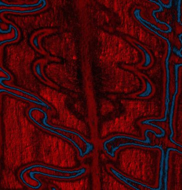 Soyut arkaplan. Resim kırmızı, mavi ve siyah bir tonu içerir.