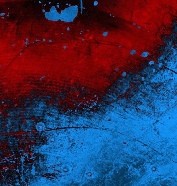 Soyut arkaplan, doku. Mavi ve kırmızı 