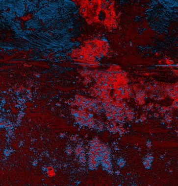 Soyut arkaplan, doku. Mavi ve kırmızı 