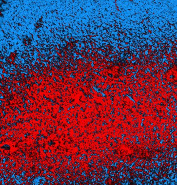 Soyut grungy desenli mavi ve kırmızı arkaplan