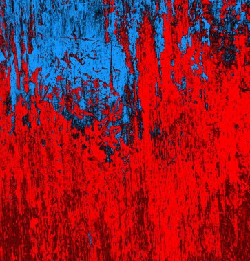 Soyut grungy desenli mavi ve kırmızı arkaplan