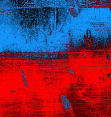 Soyut grungy desenli mavi ve kırmızı arkaplan
