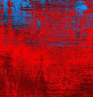 Soyut grungy desenli mavi ve kırmızı arkaplan