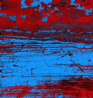 Soyut arkaplan, doku. Mavi ve kırmızı 