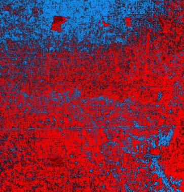 Soyut grungy desenli mavi ve kırmızı arkaplan