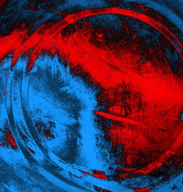 Soyut arkaplan, doku. Mavi ve kırmızı 