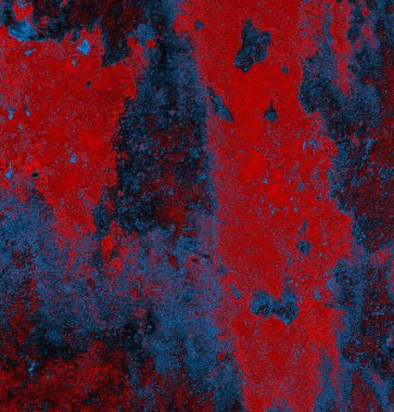 Soyut grungy desenli mavi ve kırmızı arkaplan