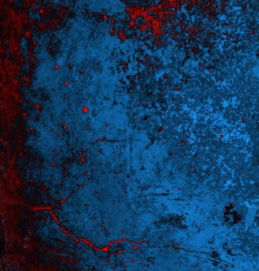 Soyut arkaplan, doku. Mavi ve kırmızı 