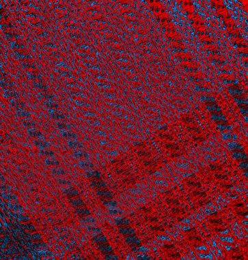 Soyut grungy desenli mavi ve kırmızı arkaplan