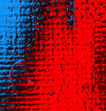 Soyut arkaplan. Resim kırmızı, mavi ve siyah bir tonu içerir.