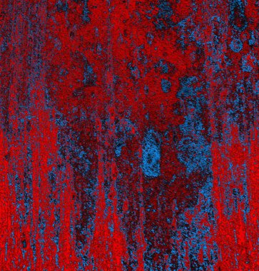 Soyut grungy desenli mavi ve kırmızı arkaplan