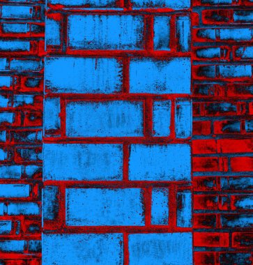 Soyut arkaplan, doku. Mavi ve kırmızı 