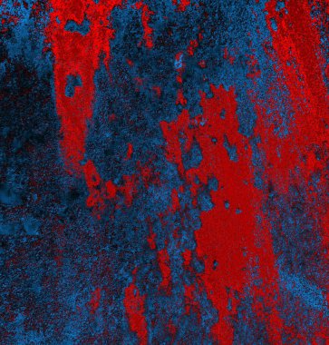 Soyut grungy desenli mavi ve kırmızı arkaplan