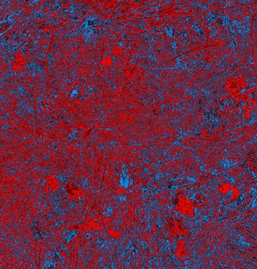 Soyut arkaplan. Resim kırmızı, mavi ve siyah bir tonu içerir.