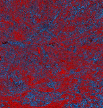 Soyut grungy desenli mavi ve kırmızı arkaplan