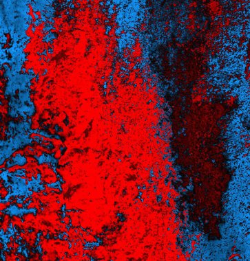 Soyut grungy desenli mavi ve kırmızı arkaplan