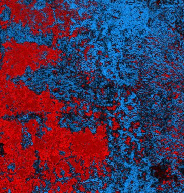 Soyut grungy desenli mavi ve kırmızı arkaplan
